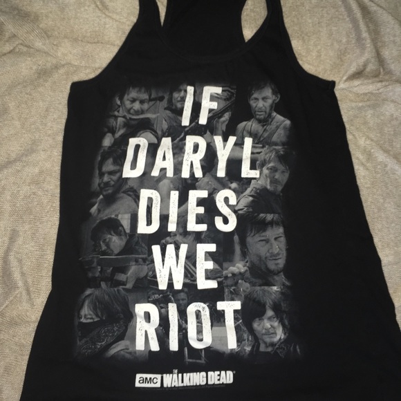 amc walking dead Tops - WALKING DEAD-DARYL tank